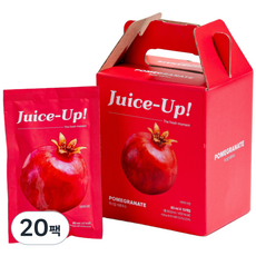 [약국판매전용]주스업 프리미엄 유산균 석류즙 석류주스, 20팩, 80ml