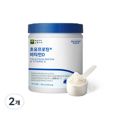 성장기 살찌우는법 식물성 저분자 초유 유청 단백질 비타민D 가수분해 colostrum 프로틴 어린이 키즈 청소년 유아 밥안먹는아기 식욕부진 농축 보충제 아침식사 쉐이크 분말, 2개, 390g