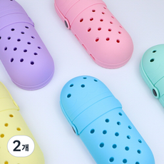 클로이영 슈즈 필통 만들기 꾸미기 신학기 방학 생일 어린이날 선물, 2개, 민트