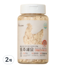 닥터도레미 데일리 부스트 강아지 고양이 동결건조 파우더 사료 토핑 영양식 2종 닭고기 북어, 2개, 60g, 동결건조 닭고기