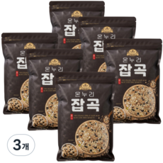 [온누리잡곡] 혼합잡곡 15곡 국내산잡곡100% 균형 병아리콩 귀리잡곡 혼합곡 잡곡쌀, 3개, 500g