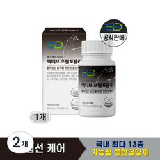 헬스케어가이드 쏘팔메토 옥타코사놀 전립선 영양제 아연 60정, 2개