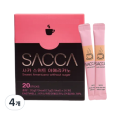 사카 스위트 아메리카노, 4개, 20개입, 1g
