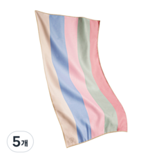 피부친화 고급형 극세사 감성 스포츠타올, 5개, 브리즈라인-콤팩트