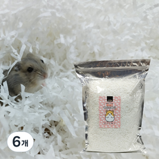 슈프림펫 포근포근 해동지베딩 햄스터베딩 고슴도치베딩 토끼베딩 소동물베딩, 6개, 250g