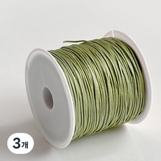 나일론 폴리 매듭실 0.8mm 팔찌 키링 스트랩 만들기, 24.연카키, 3개