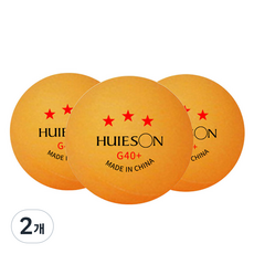 ABS 3성 탁구공 연습용 벌크, 오렌지, 2개, 100개입