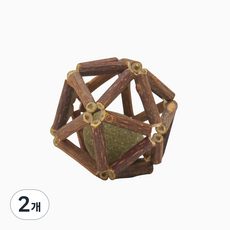 헨로포우 캣닢볼, 2개, 브라운