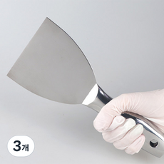 제우스 MY240120 올스텐 뒤집개 125mm 스크래퍼, 3개