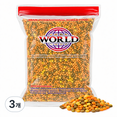 혼합렌틸 World Mix dal, 800g, 3개