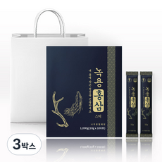 나무랑열매랑 녹용홍삼스틱, 100회분, 3박스
