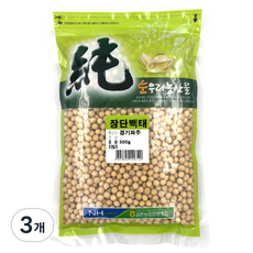 [농협] [25년산] 국산 파주 장단백태, 3개, 500g
