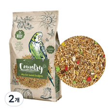 위트모렌 컨츄리 벗지 소형 앵무사료, 2개, 2.5kg