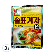 솔표 겨자가루 낱개, 200g, 3개
