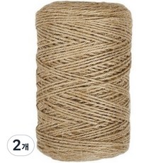 규글링 DIY 천연 공예용 황마끈 3mm, 2개, 300m