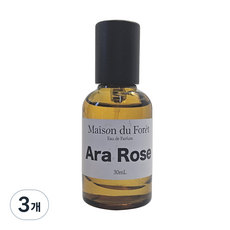 메종듀포레 아라로즈 향 니치향수 오 드 퍼퓸, 3개, 30ml