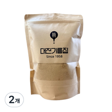 대전기름집 국산 볶은서리태 찐현미 가루, 2개, 500g
