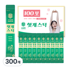 업소용 숙취해소제 주주총회 헛개스틱 젤리 사과맛, 15g, 300개