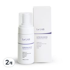 르랩 산부인과 여성청결제 미산성 Y존케어 유산균 폼타입, 2개, 100ml