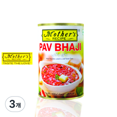 Mother's recipe Pav Bhaji 마더스 레시피 파브 바지, 450g, 3개