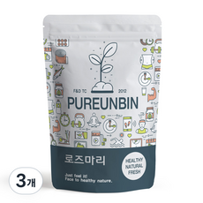 푸른빈 로즈마리 홀 천연향신료, 300g, 3개