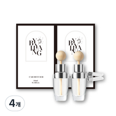 16ml 바이향 차량용 송풍구 디퓨저, 딥블랙체리, 4개