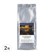 플랜트빈 원두커피 아로마 썸머 산미없는 고소한 홀빈, 2개, 1kg