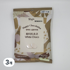 행복한 쇼콜라띠에 화이트초코, 100g, 3개