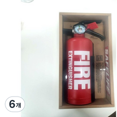 세이프라이프 분말형 Z07 차량용 소화기 레드, 700g, 6개