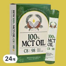 MCT오일 코코넛 엠씨티 MCT 오일 다이어트 비건 기름, 24개, 10ml