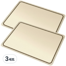 브라이프 북유럽 천연 규조토 주방 드라잉매트 2p, 3세트, 사이드 라인, 1단