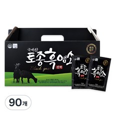 웰스앤헬스 국내산 토종 흑염소진액 자연방목 흑염소 엑기스 보약 기력회복 건강즙, 70ml, 90개