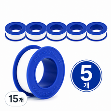 스타일러버 테프론 고밀도 누수 방지 배관용 테이프 12mm 10M, 15개