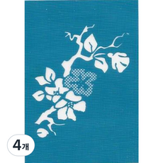 재사용 가능한 지워지는 셀프 헤나타투 도안 M-11~20, 4개, M-20