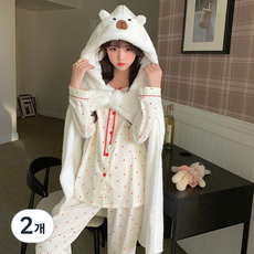 포근담 극세사 망토담요 따뜻한 카피바라 후드 겨울 담요, 2개, 화이트