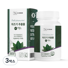 더건강드림 차즈기 추출물 90% 맥스, 120정, 3박스