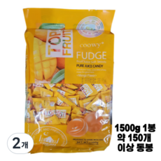 베트남 탑젤리 coowy 대용량 망고젤리, 1.5kg, 2개