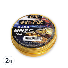 쎄네 / 붕어 전용 / 올라운드 콩알 핏 / 월척 특급에서 입증된 폭발적인 입질 / 간편한 사용 / 캔 타입, 2개, 100g