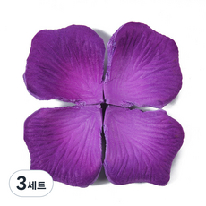 부직포 장미300 꽃잎 조화 플라워샤워 프로포즈 웨딩 장식 소품, 3세트, 17-그라데이션보라300장