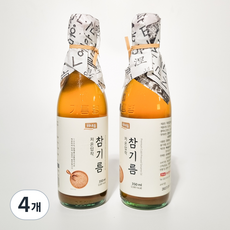 농가식품 저온압착 해내음 참기름, 4개, 350ml