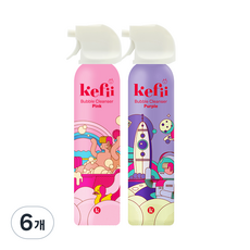 케피 유아 버블클렌저 핑크+퍼플, 6개, 200ml