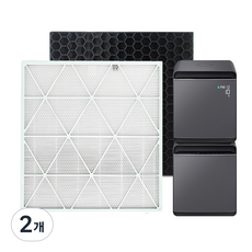 삼성 큐브 공기청정기 필터 호환 CFX-H170D CFX-H100D CFX-H1705D, 2개, 헤파탈취 세트