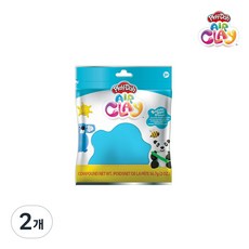 플레이도 에어클레이 2온즈 (8색상 선택), 블루, 57g, 2개