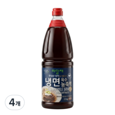 [미담채] 냉면육수 농축액, 2.3kg, 4개