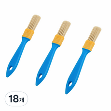 다용도 페인트붓 세트 고탄력 브러시 목공 니스 청소 작업용, 18개