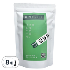 차마신티 국산 감잎차 삼각티백, 1g, 8개, 50개입