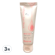 일양약품 콜라겐 선블럭 썬크림 미백 주름개선 UV차단, 3개