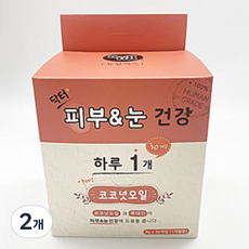 뉴알엑스 닥터 피부&눈(코코넛오일), 30정, 피부/피모, 2개