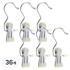 심플리프 논슬립 1단 집게 옷걸이, 36개