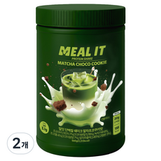 밀잇 식단관리 단백질 쉐이크 말차초코쿠키맛, 2개, 560g